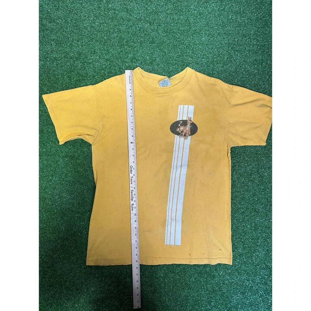 RARE Vintage 90s Scooby-Doo‎ T Shirt Mens Large Yellow Stanley Desantis